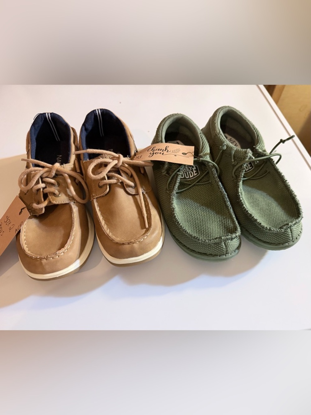 2 Pair of Shoes - Hey Dudes and Nautica